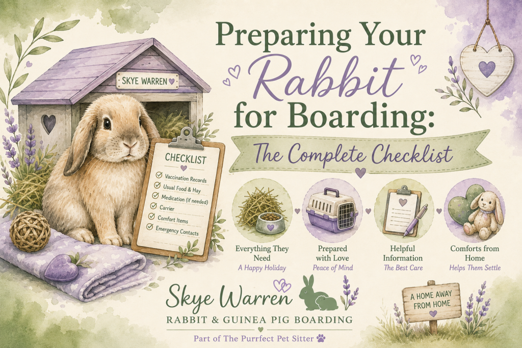 Preparing Your Rabbit for Boarding: The Complete Checklist
